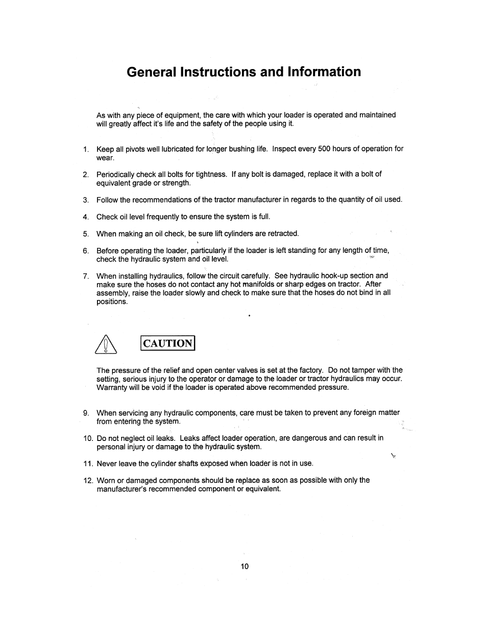 General instructions and information, Caution | Allied Telesis 695 TSL User Manual | Page 12 / 38