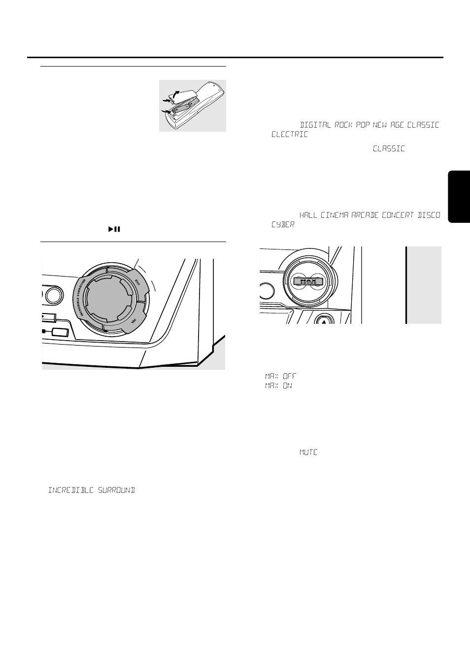 Mando a distancia/control de sonido, Uso del mando a distancia, Control de sonido | Philips FWR33 User Manual | Page 70 / 87