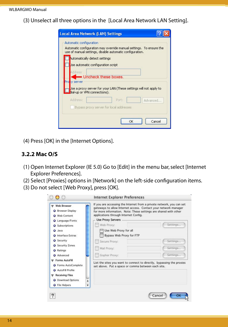 2 mac o/s | Allied Telesis CG-WLBARGMO User Manual | Page 16 / 56
