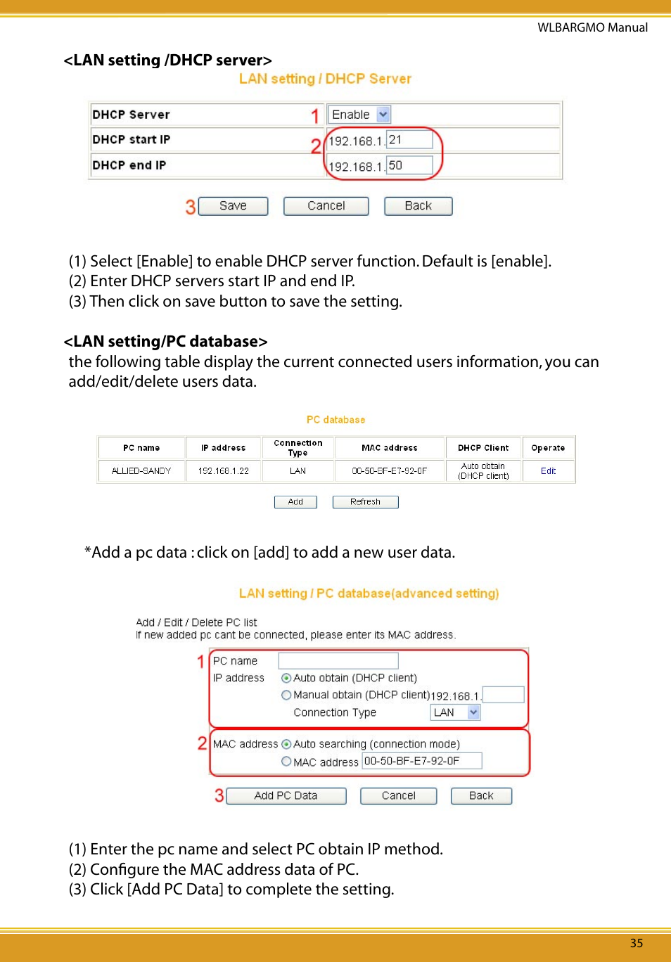 Wireless setting/802.11g/b setting | Allied Telesis CG-WLBARGMO User Manual | Page 37 / 56