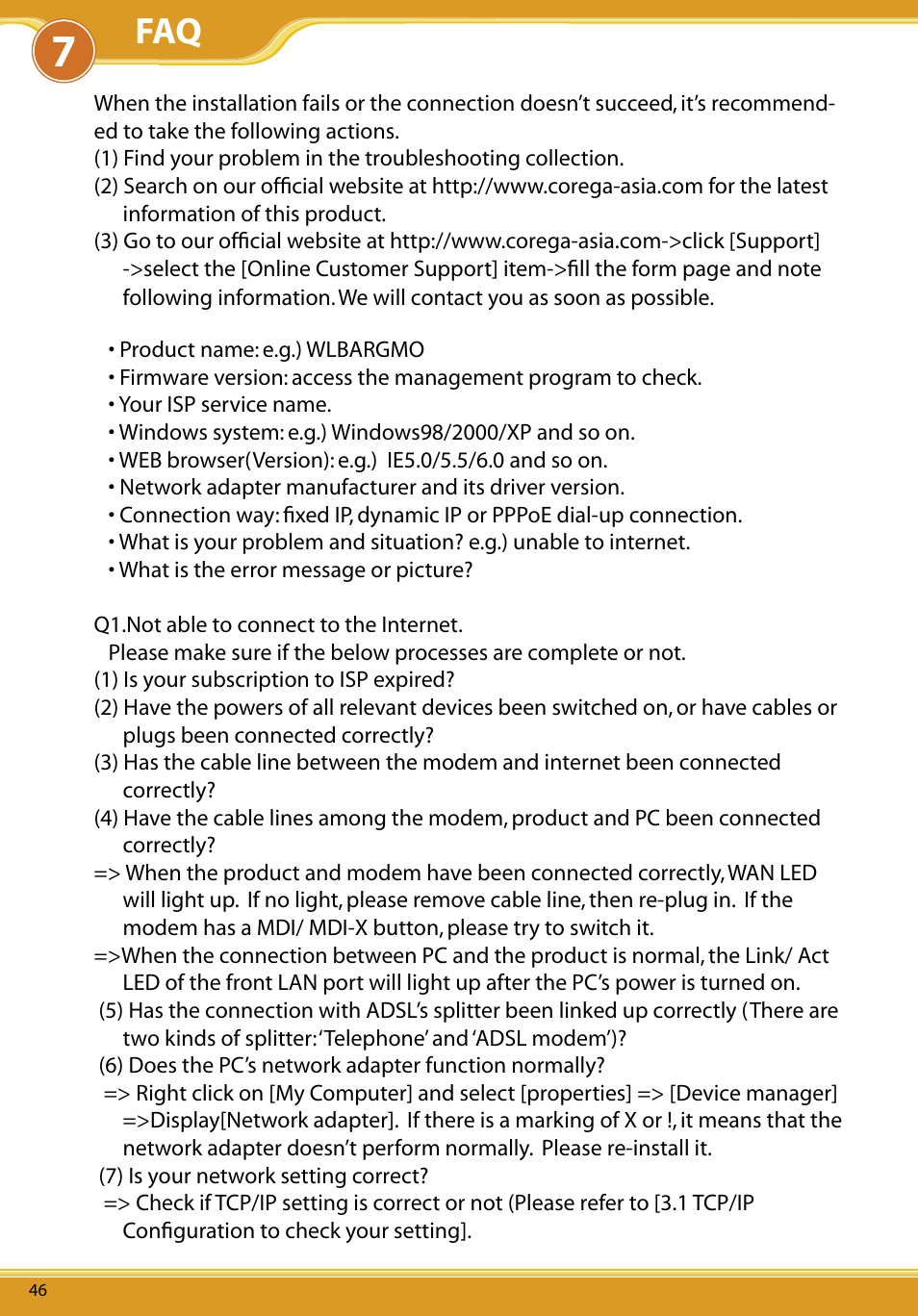 Allied Telesis CG-WLBARGMO User Manual | Page 48 / 56