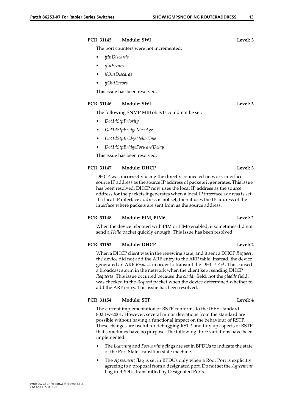Allied Telesis 86253-07 User Manual | Page 13 / 34