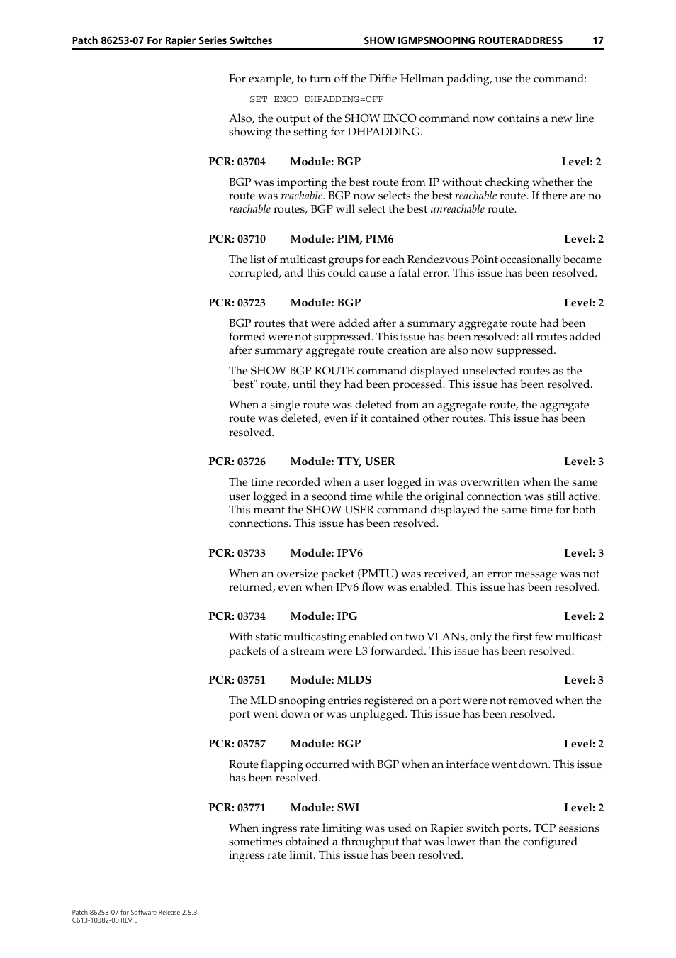Allied Telesis 86253-07 User Manual | Page 17 / 34