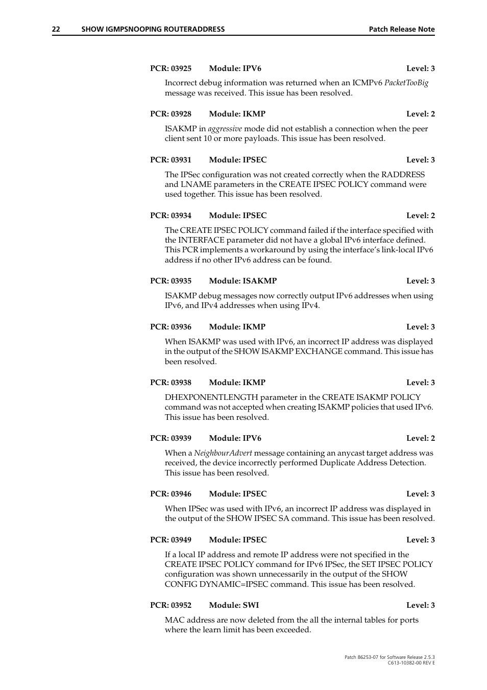 Allied Telesis 86253-07 User Manual | Page 22 / 34