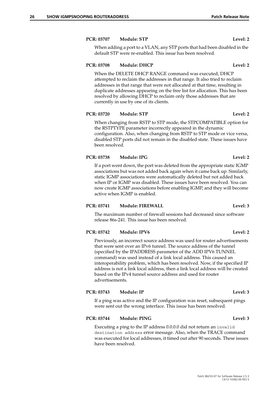 Allied Telesis 86253-07 User Manual | Page 26 / 34