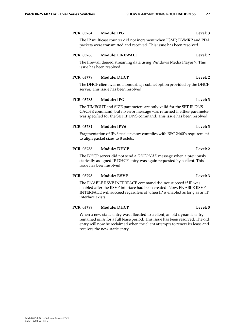 Allied Telesis 86253-07 User Manual | Page 27 / 34
