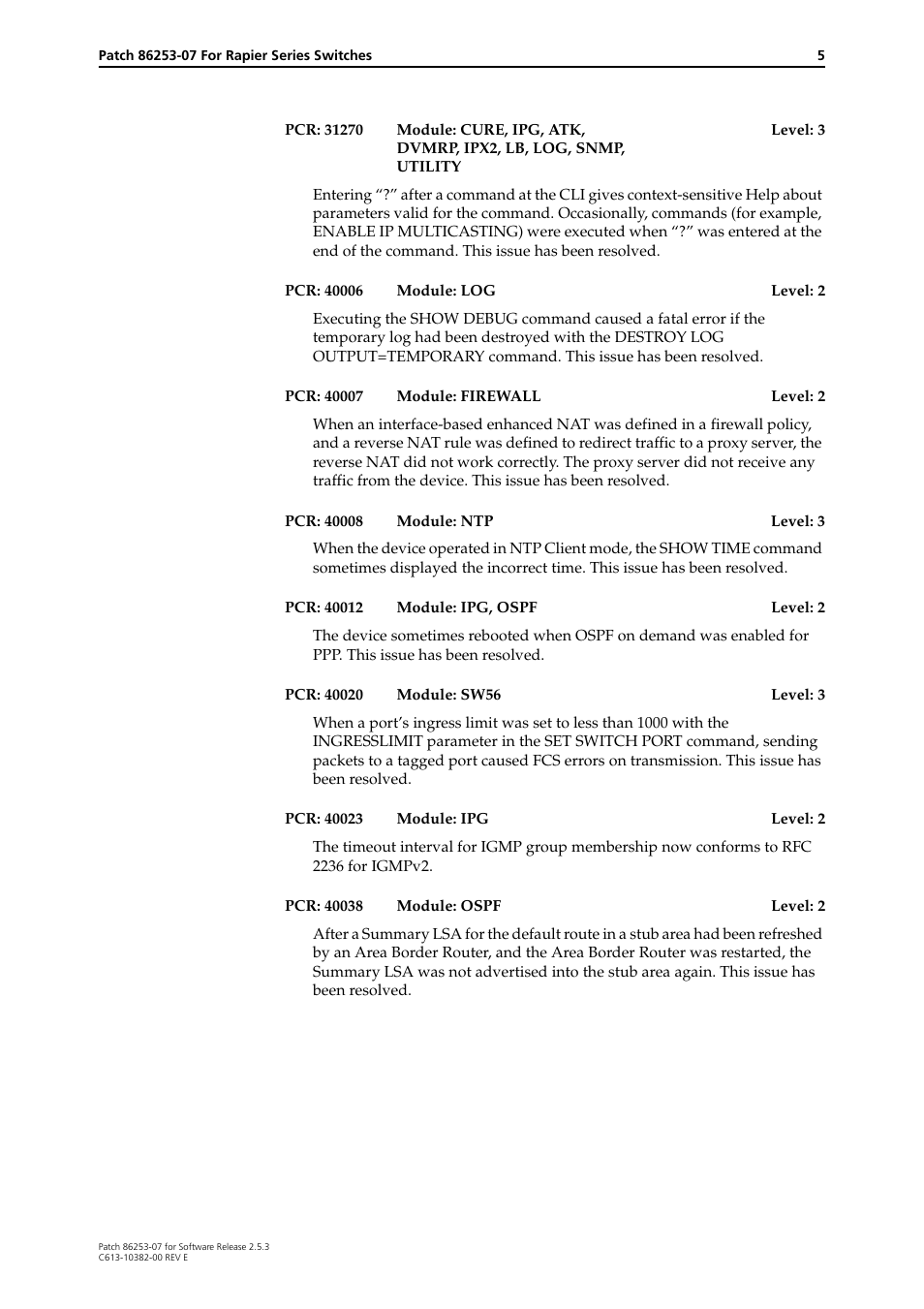 Allied Telesis 86253-07 User Manual | Page 5 / 34