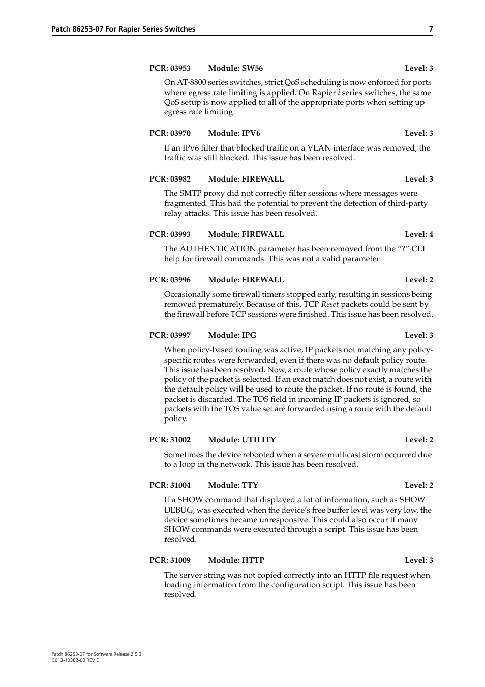 Allied Telesis 86253-07 User Manual | Page 7 / 34