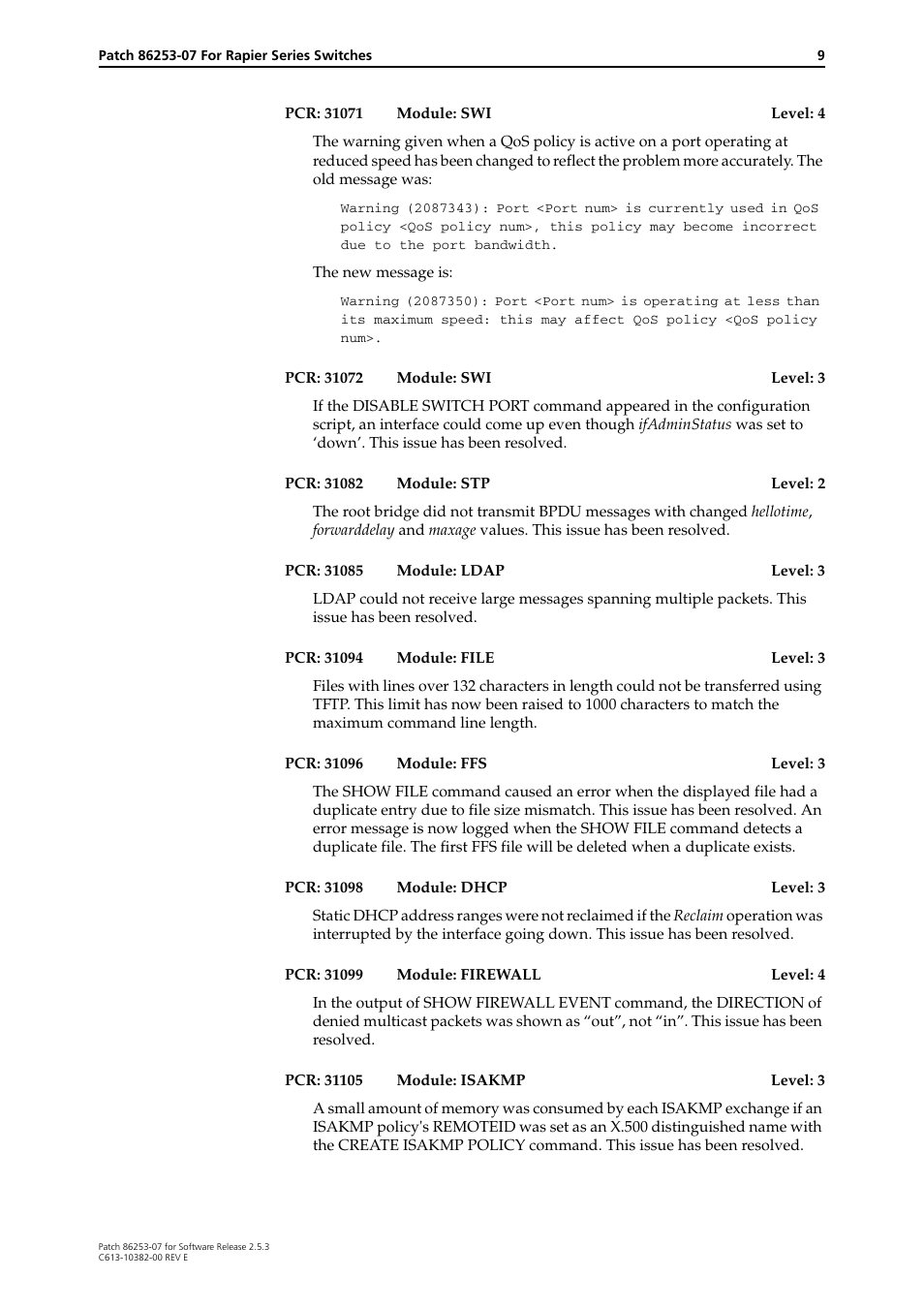 Allied Telesis 86253-07 User Manual | Page 9 / 34