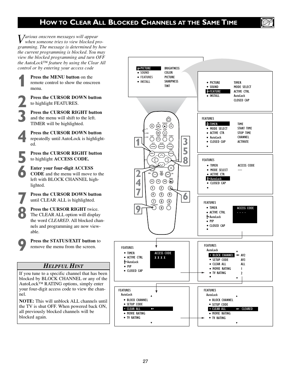 Philips 17PF9945-99 User Manual | Page 27 / 62