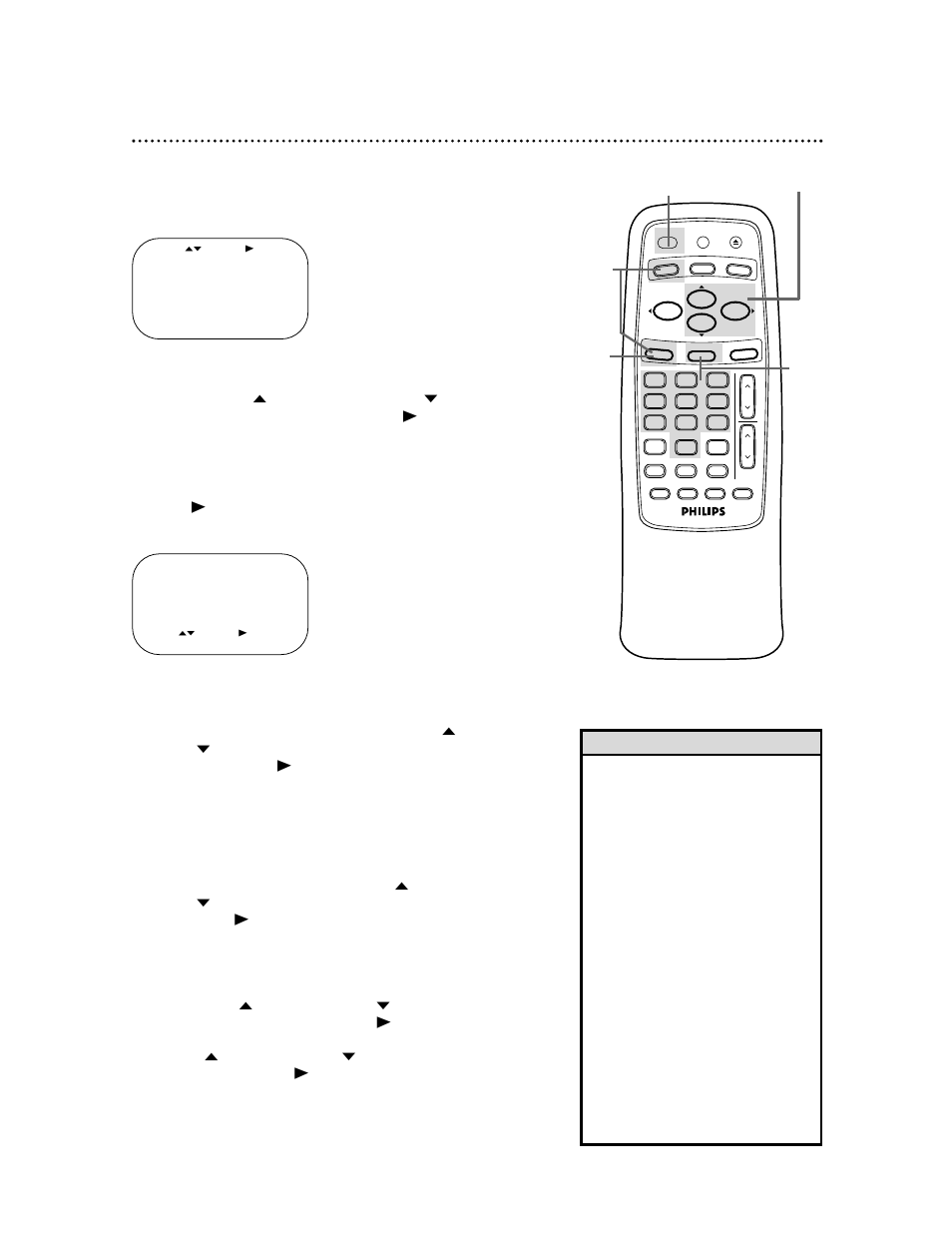 Setting the clock (cont’d) 17 | Philips VCB411AT99 User Manual | Page 17 / 53