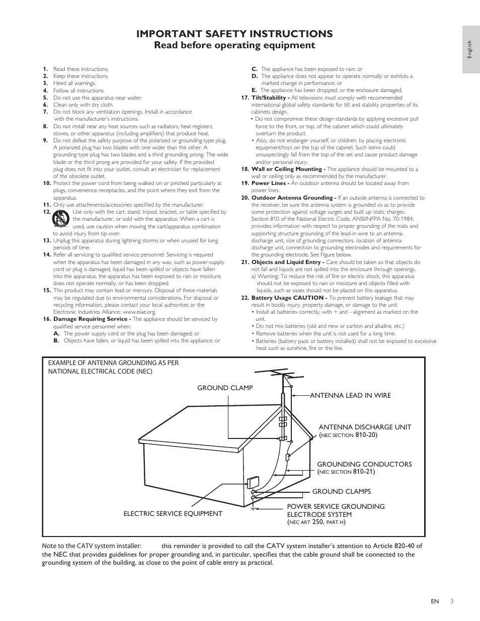 Philips 3000 series LCD TV 55PFL3907 55" class-po User Manual | Page 4 / 54