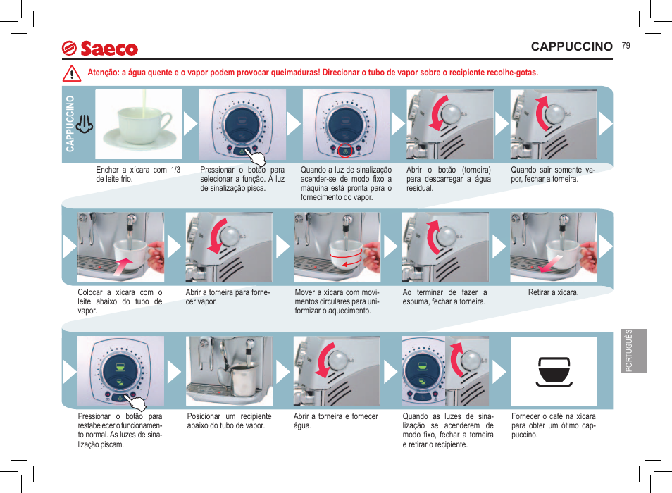Cappuccino | Philips 10000032 User Manual | Page 79 / 100