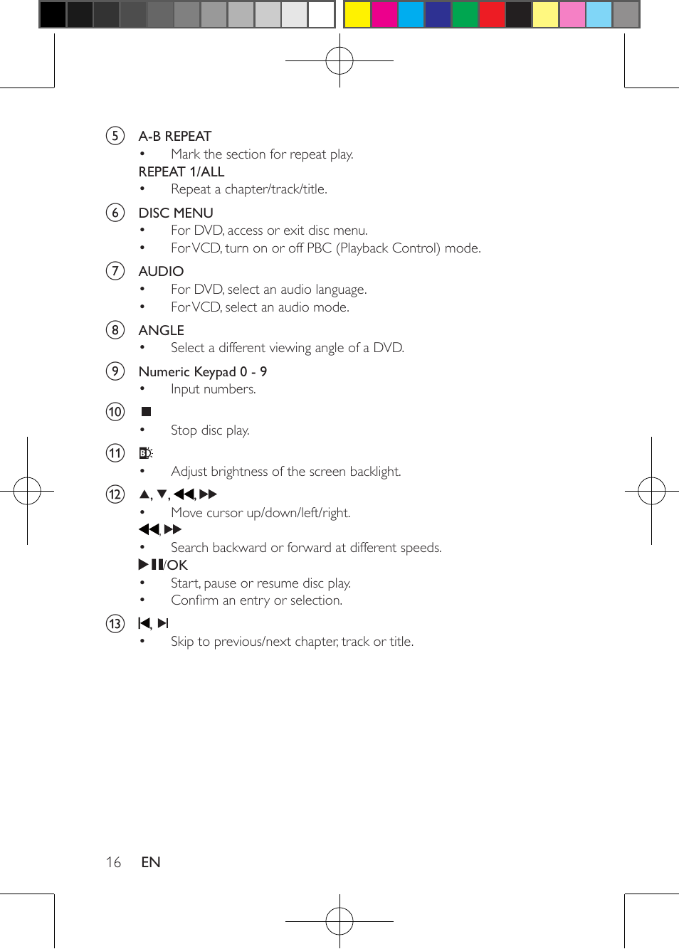 3 get started, Charge the battery | Philips Portable DVD Player PD9000 22.9 cm 9" LCD 5-hr playtime User Manual | Page 16 / 27