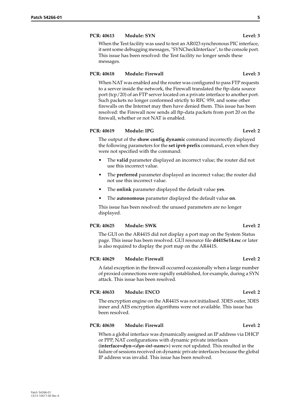 Allied Telesis AR441S User Manual | Page 5 / 6