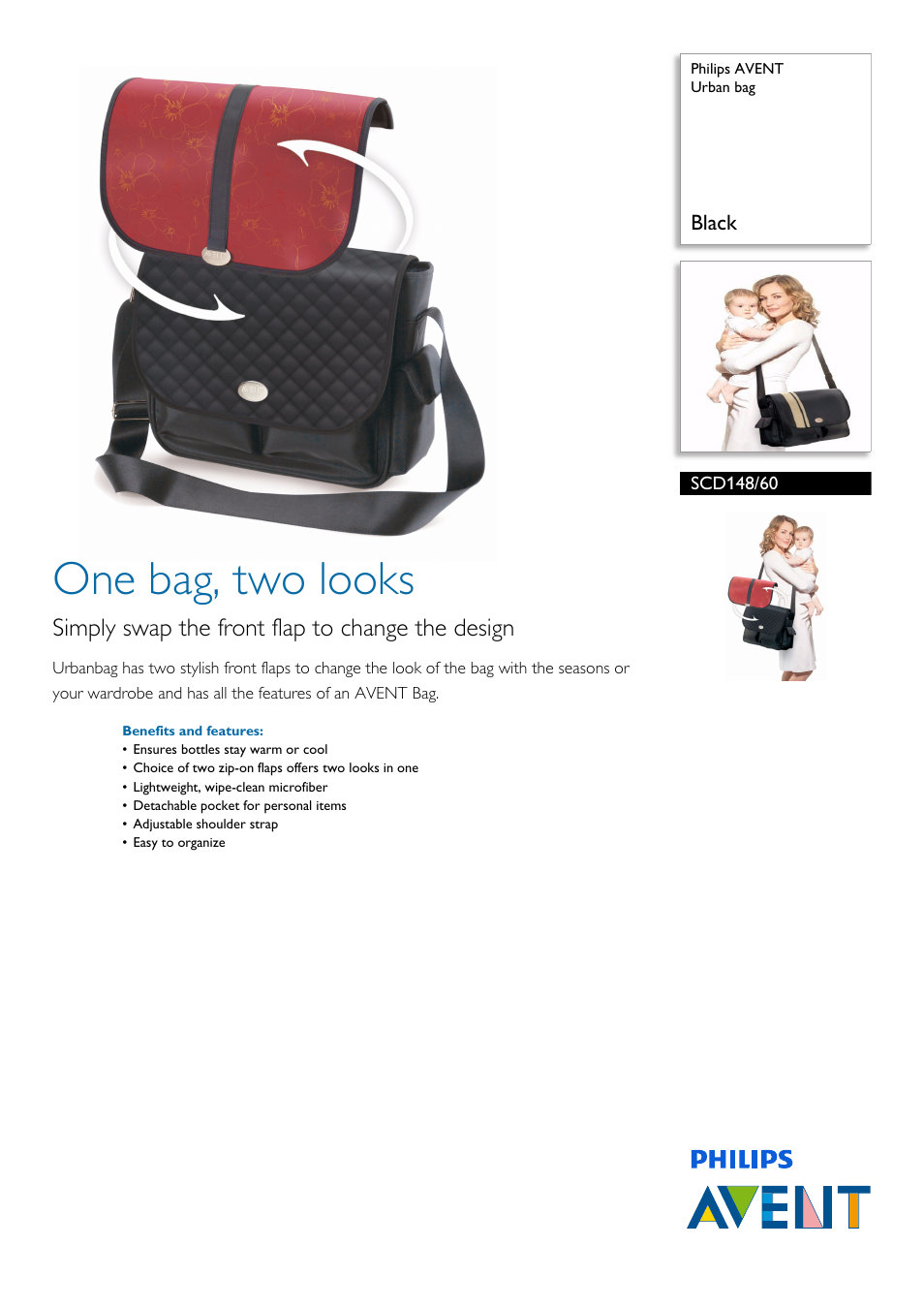 Philips SCD148-60 User Manual | 2 pages