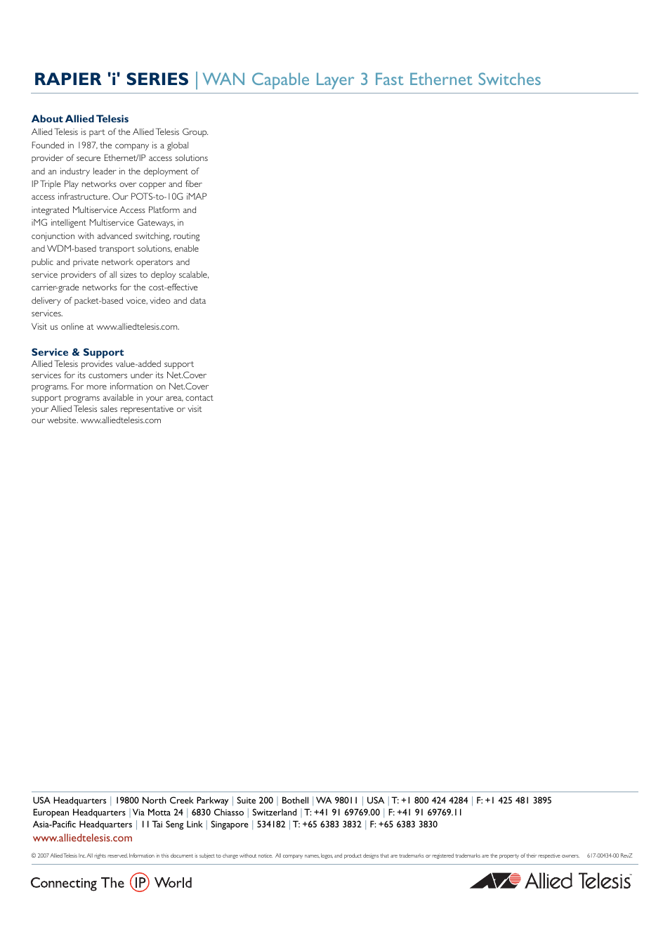 Allied Telesis 16fi User Manual | Page 6 / 6