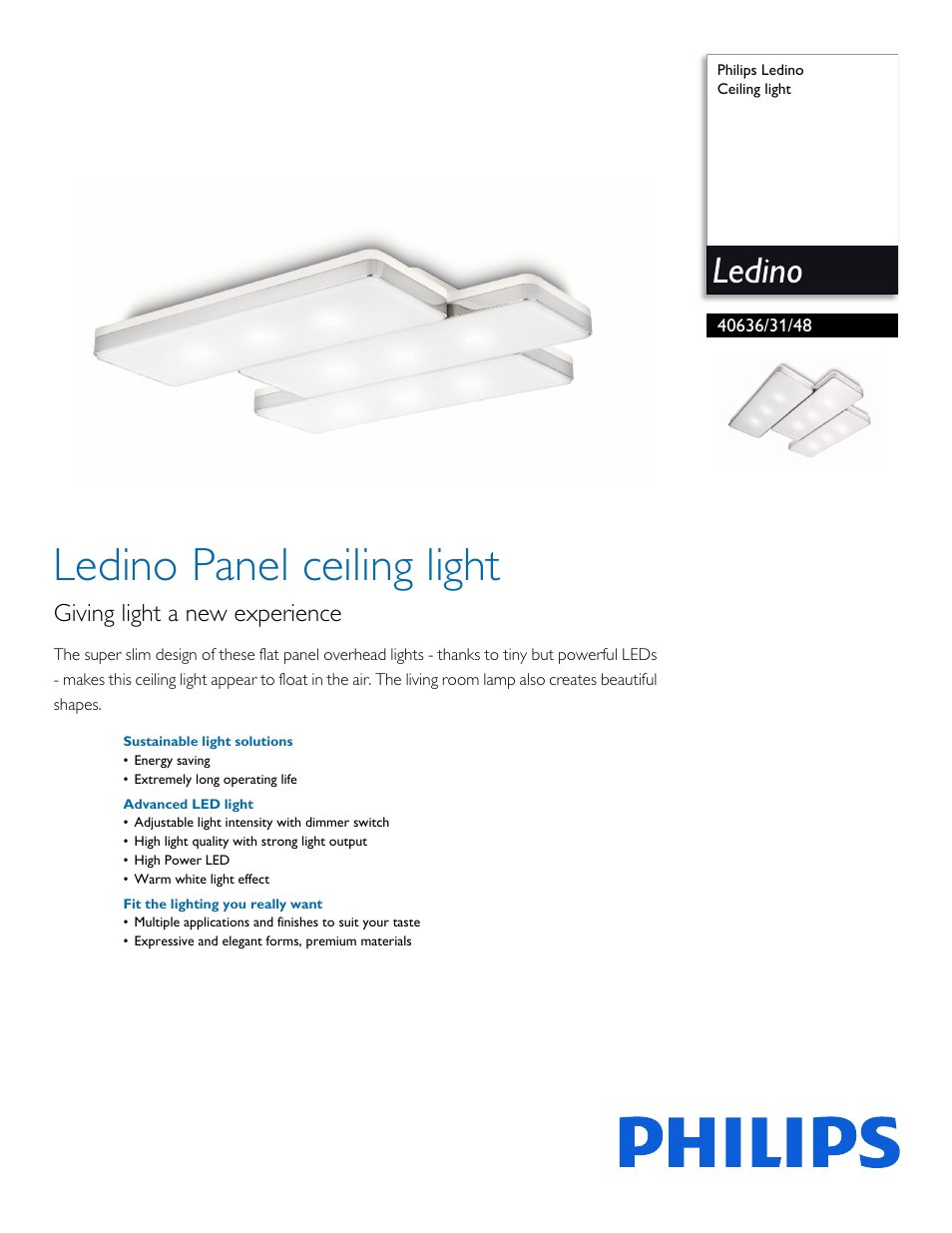Philips 406363148 User Manual | 3 pages