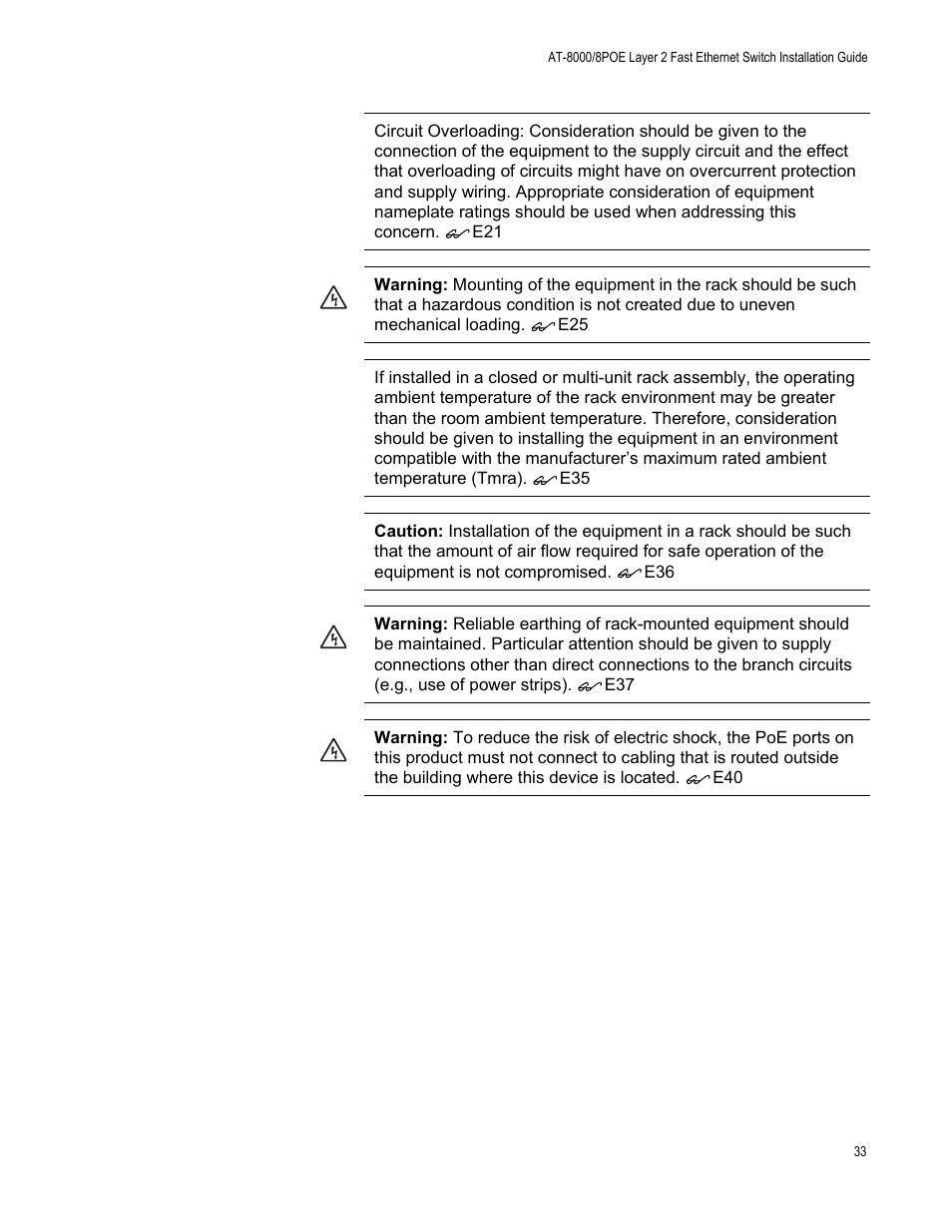 Allied Telesis AT 8000/8POE User Manual | Page 33 / 56