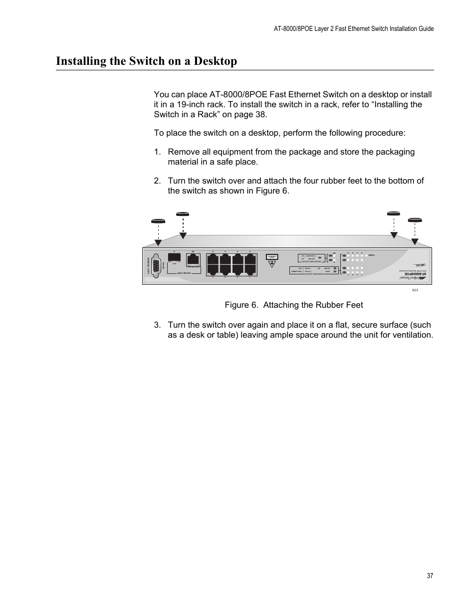 Allied Telesis AT 8000/8POE User Manual | Page 37 / 56