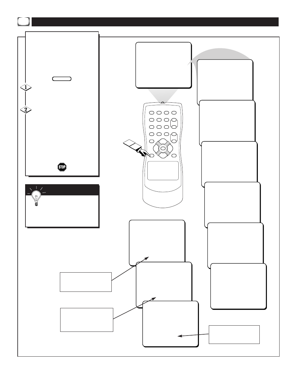 Sing the, Leep, Imer | Ontrol | Philips PR1306C User Manual | Page 16 / 28