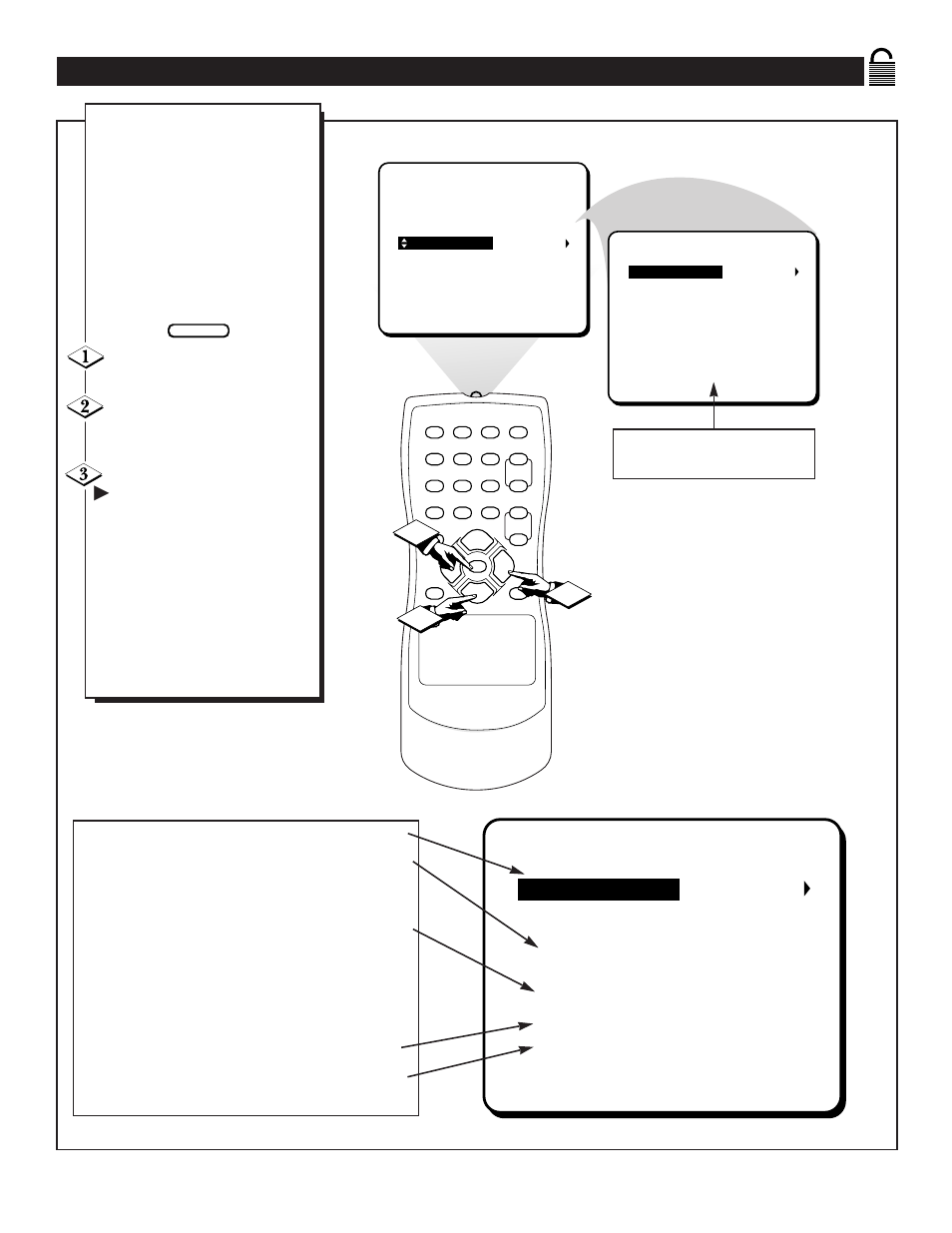 Sing the, Mart, Eview | Creen | Philips PR1306C User Manual | Page 23 / 28