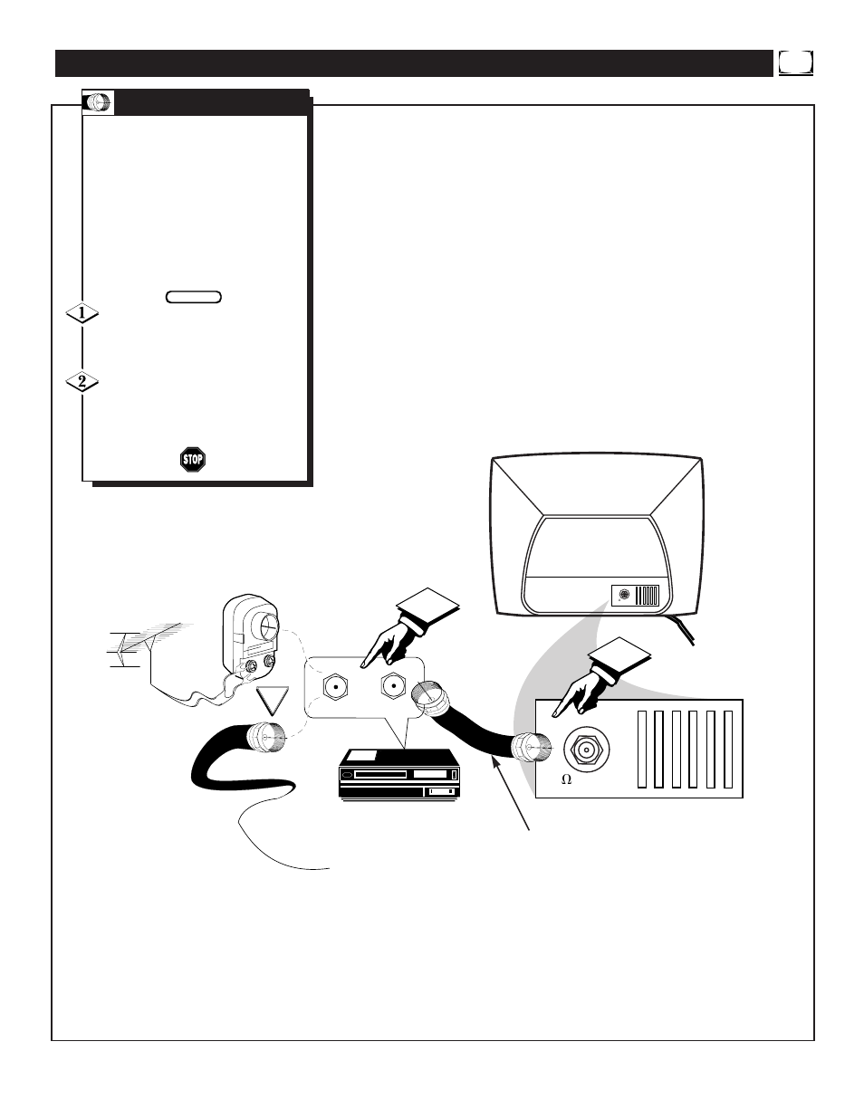 Vcr c, Asic, Onnection | Philips PR1306C User Manual | Page 7 / 28