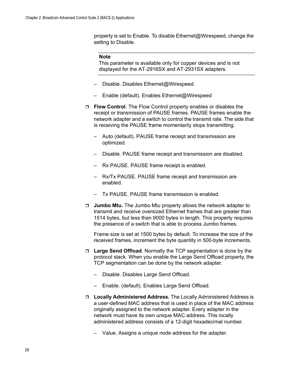 Allied Telesis AT-2916SX User Manual | Page 28 / 74