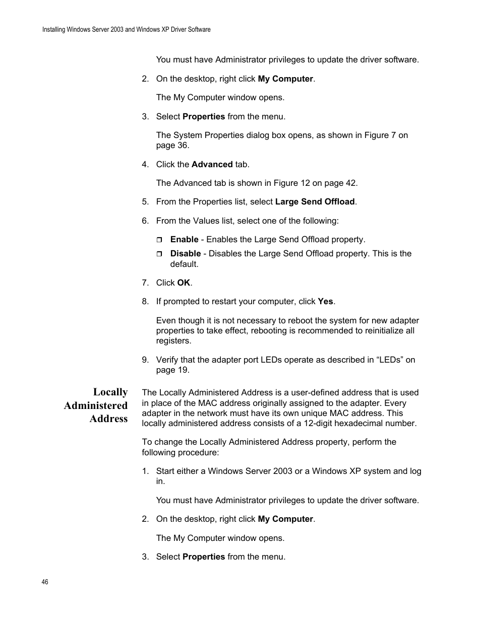 Locally administered address | Allied Telesis AT-2931SX User Manual | Page 46 / 136