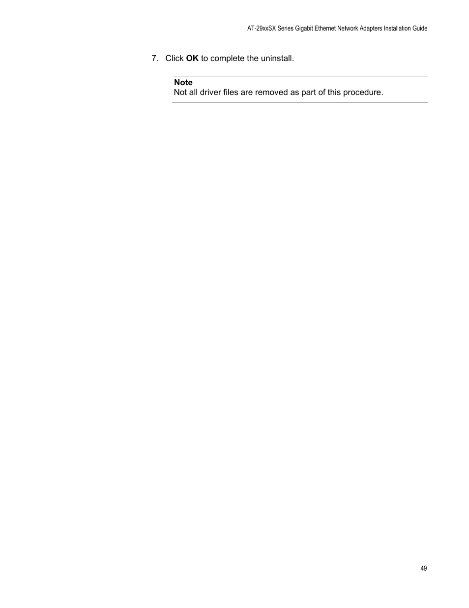 Allied Telesis AT-2931SX User Manual | Page 49 / 136