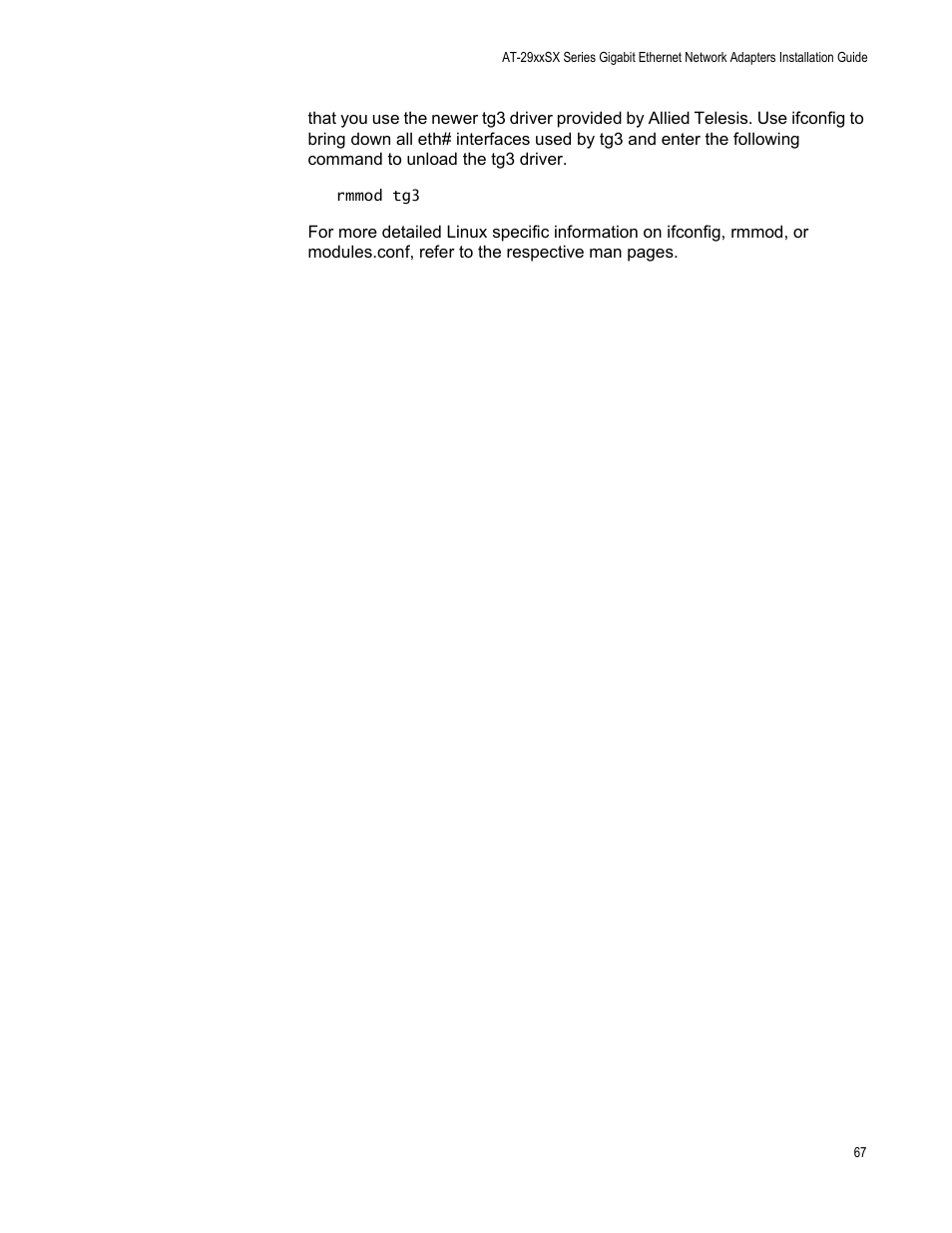 Allied Telesis AT-2931SX User Manual | Page 67 / 136