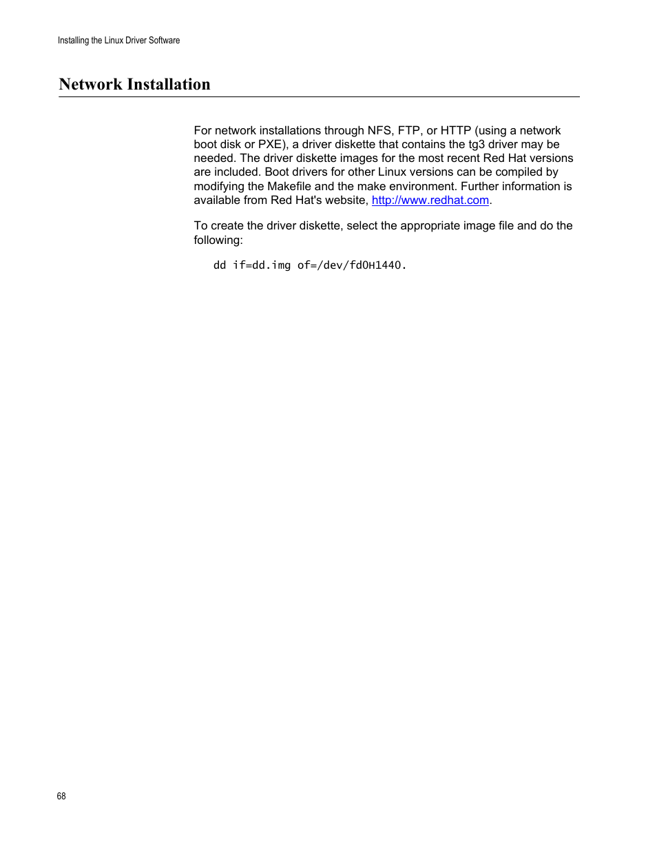 Network installation | Allied Telesis AT-2931SX User Manual | Page 68 / 136