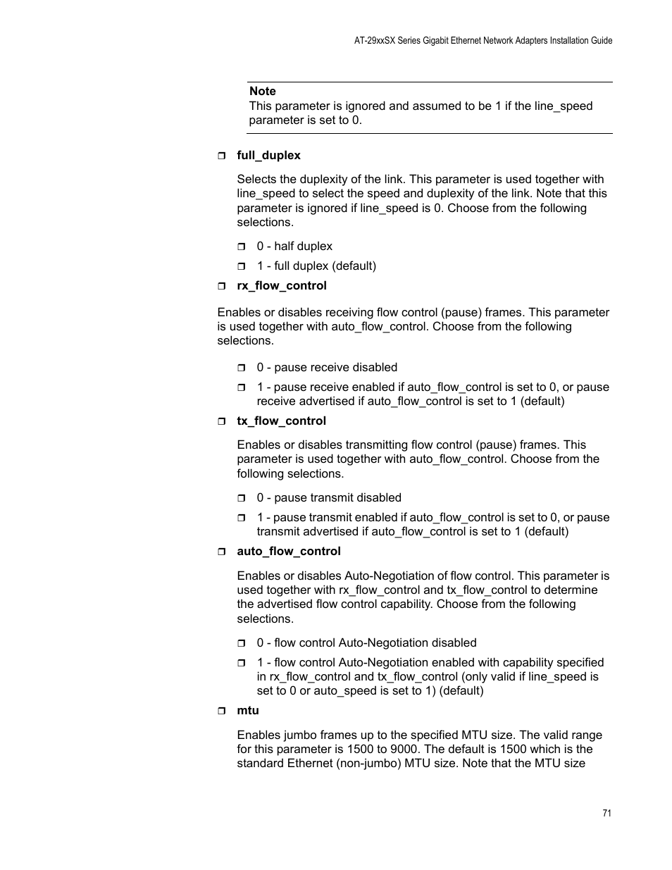 Allied Telesis AT-2931SX User Manual | Page 71 / 136