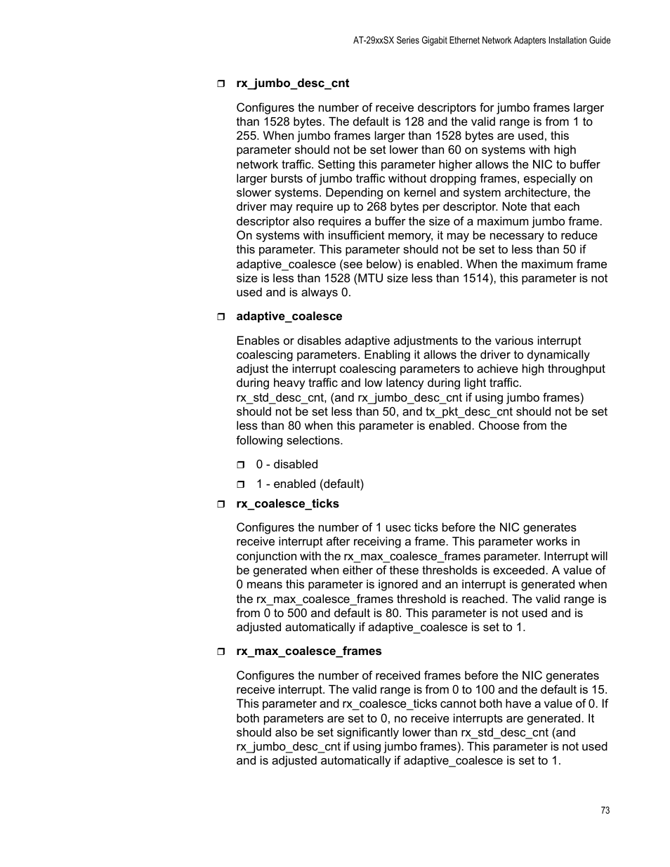 Allied Telesis AT-2931SX User Manual | Page 73 / 136