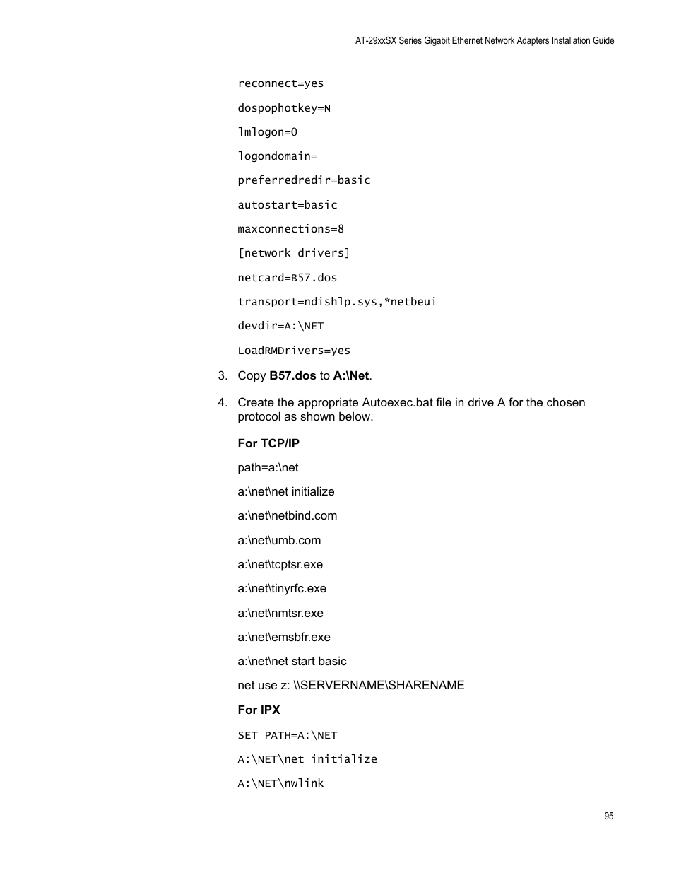 Allied Telesis AT-2931SX User Manual | Page 95 / 136