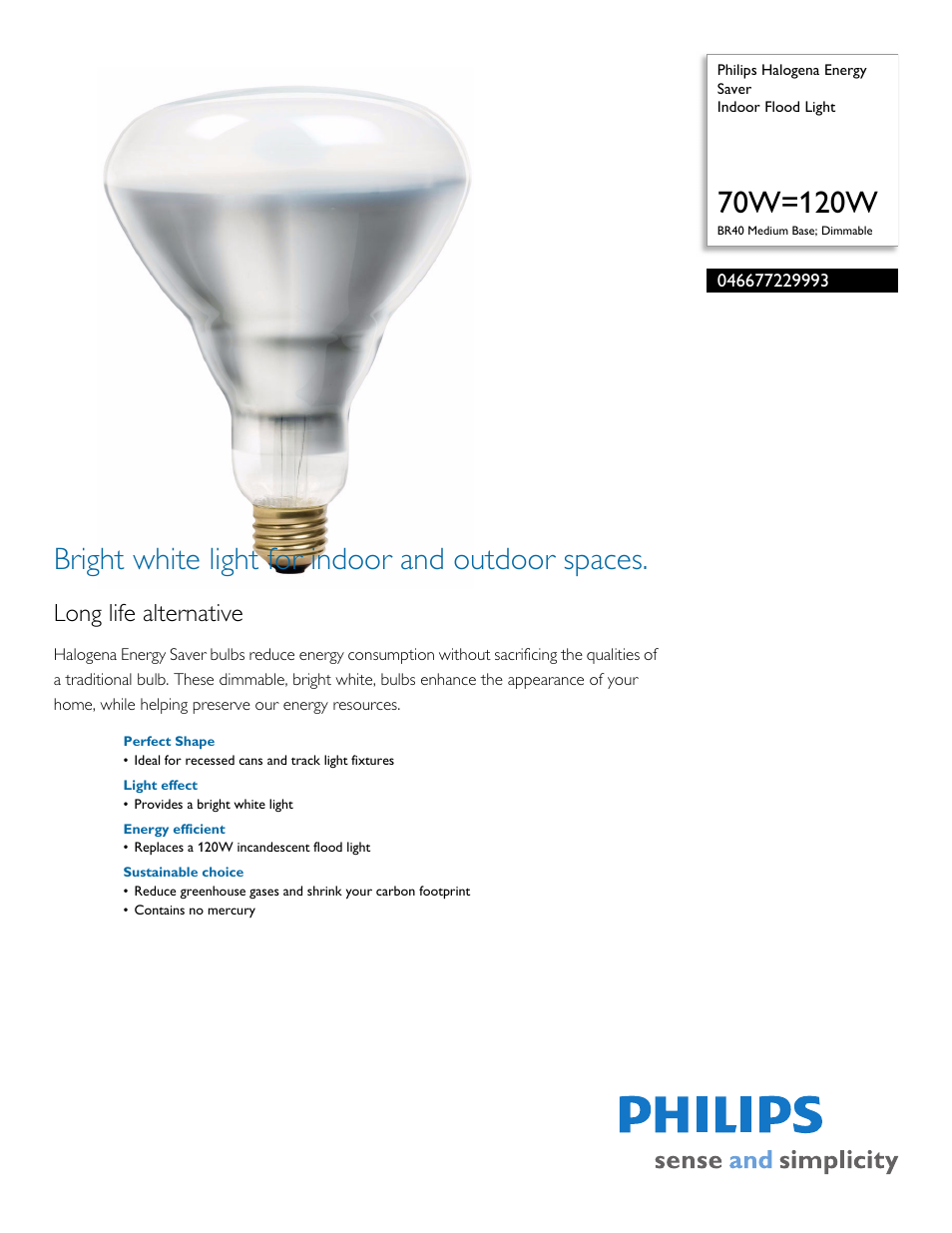 Philips 046677229993 User Manual | 2 pages