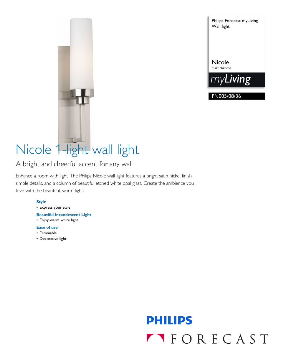 Philips FN0050836 User Manual | 2 pages