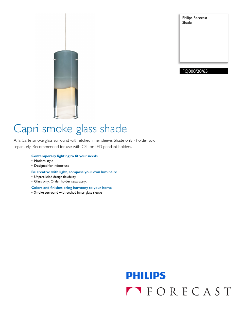 Philips FQ0002065 User Manual | 2 pages
