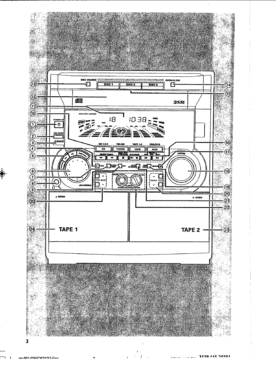 Philips FWC87037 User Manual | Page 3 / 30