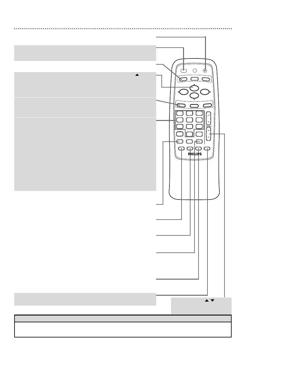 Remote control buttons 23, Helpful hint, O/ p | Philips VRB413AT99 User Manual | Page 23 / 56