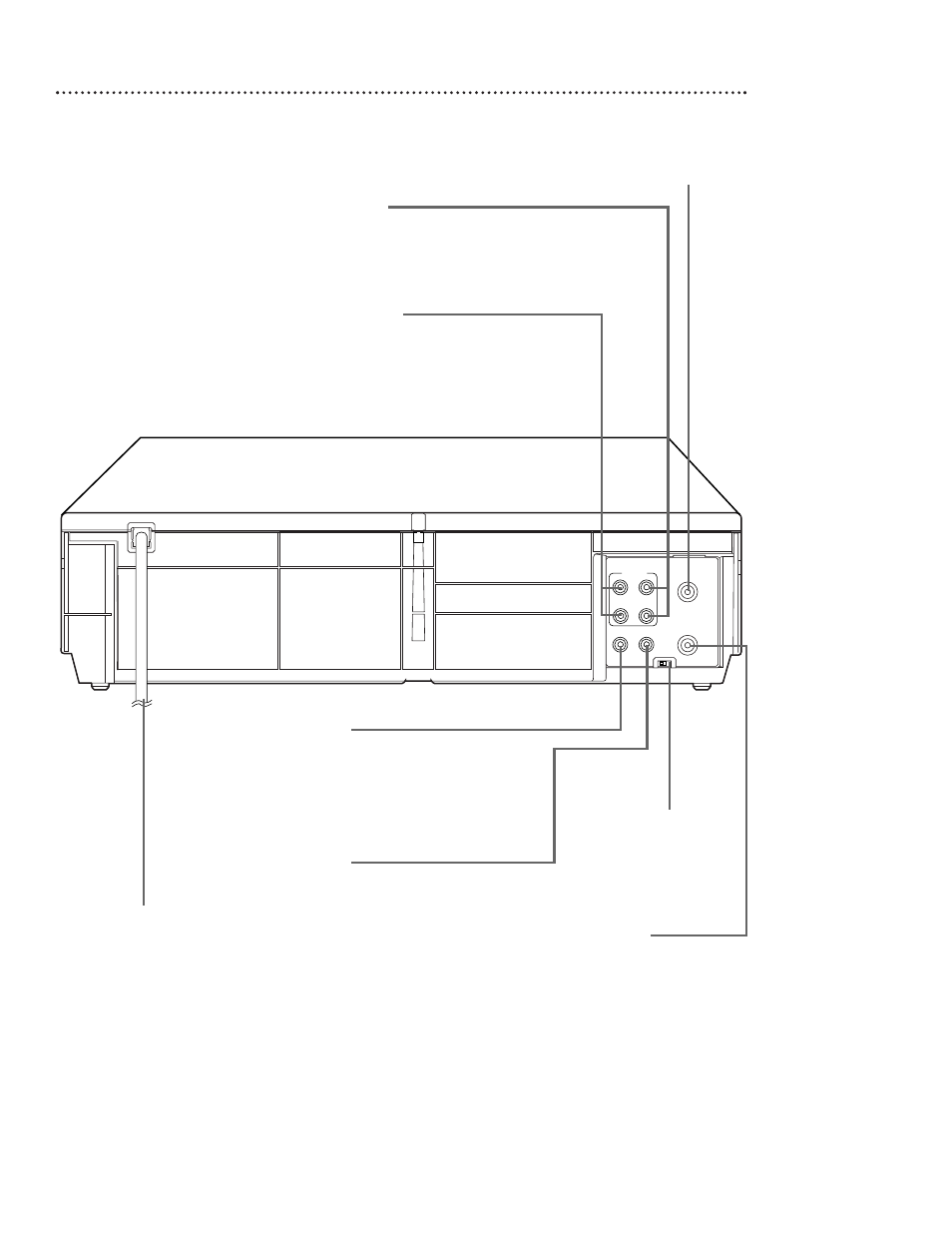 28 rear panel | Philips VRB413AT99 User Manual | Page 28 / 56