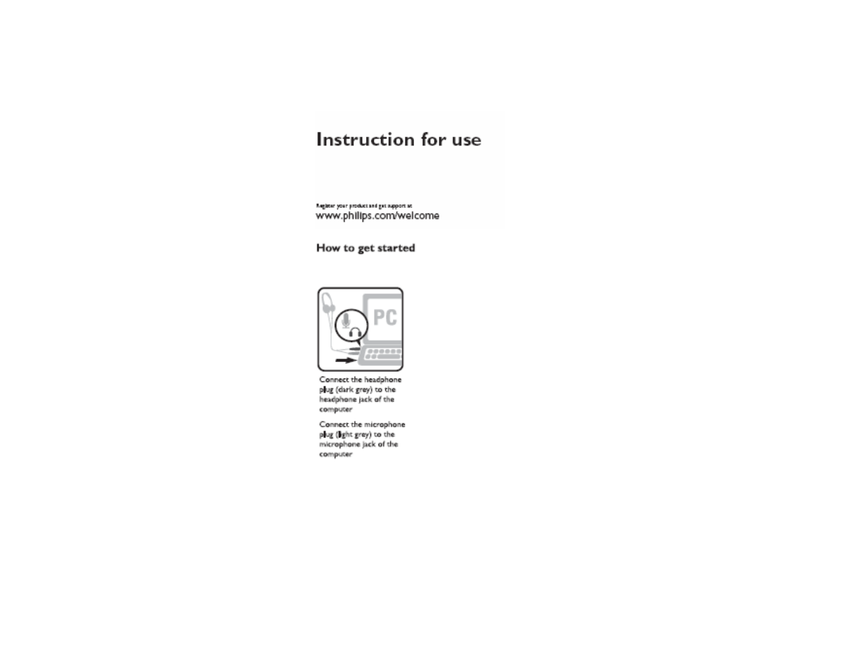 Philips SHM3300-37B User Manual | 1 page