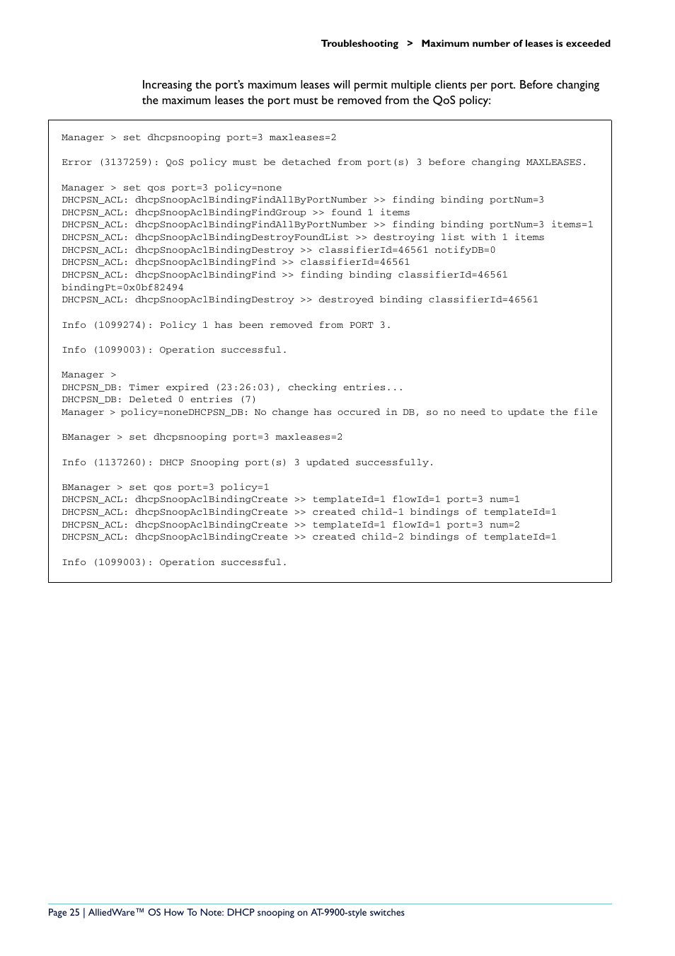 Allied Telesis x900-48 series User Manual | Page 25 / 38