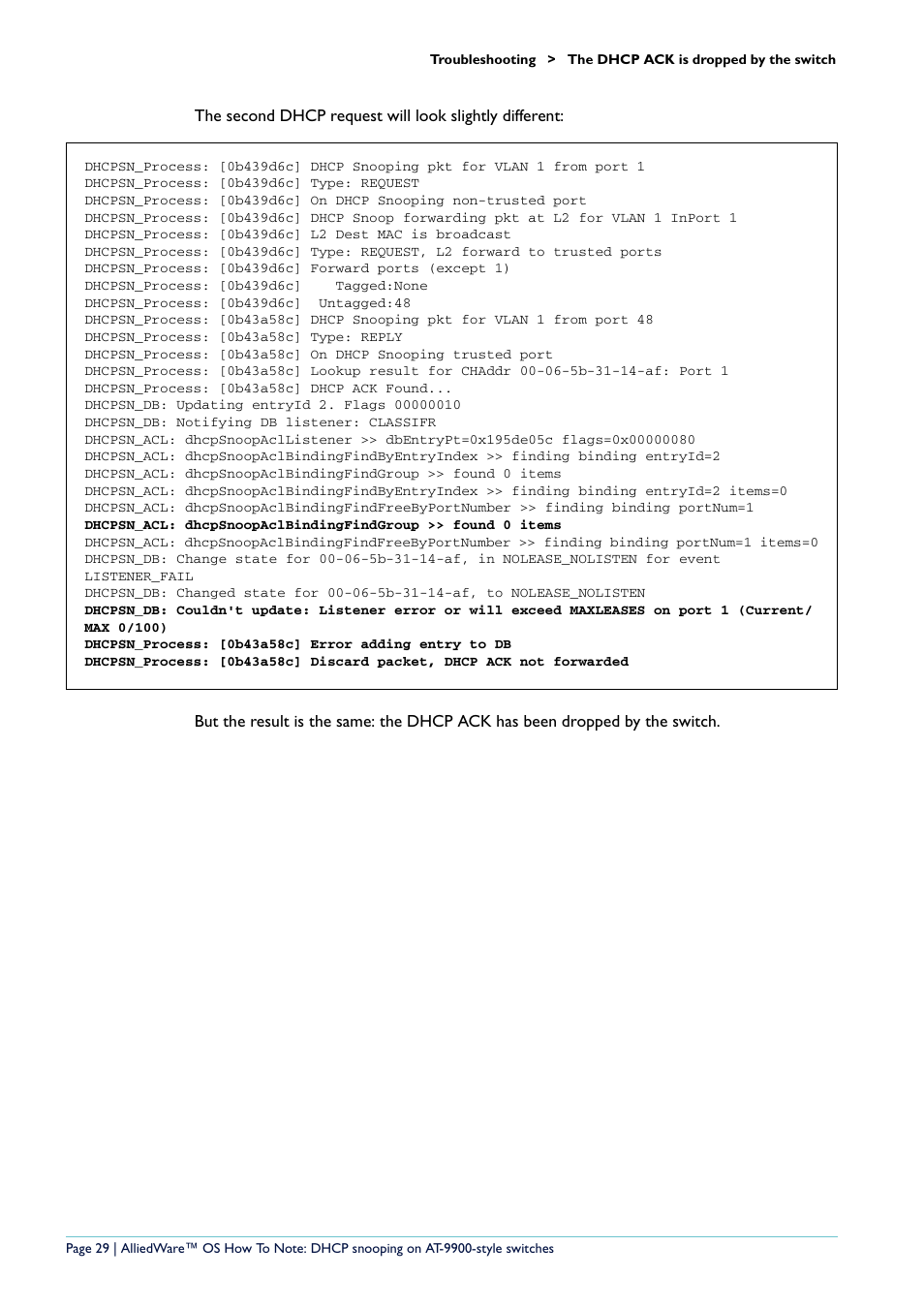 Allied Telesis x900-48 series User Manual | Page 29 / 38