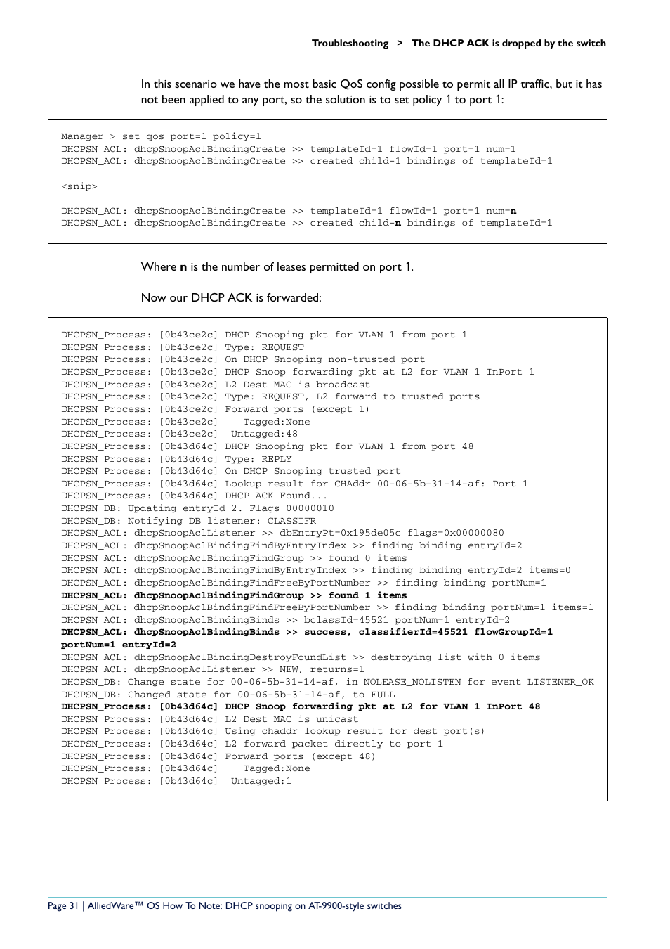 Allied Telesis x900-48 series User Manual | Page 31 / 38