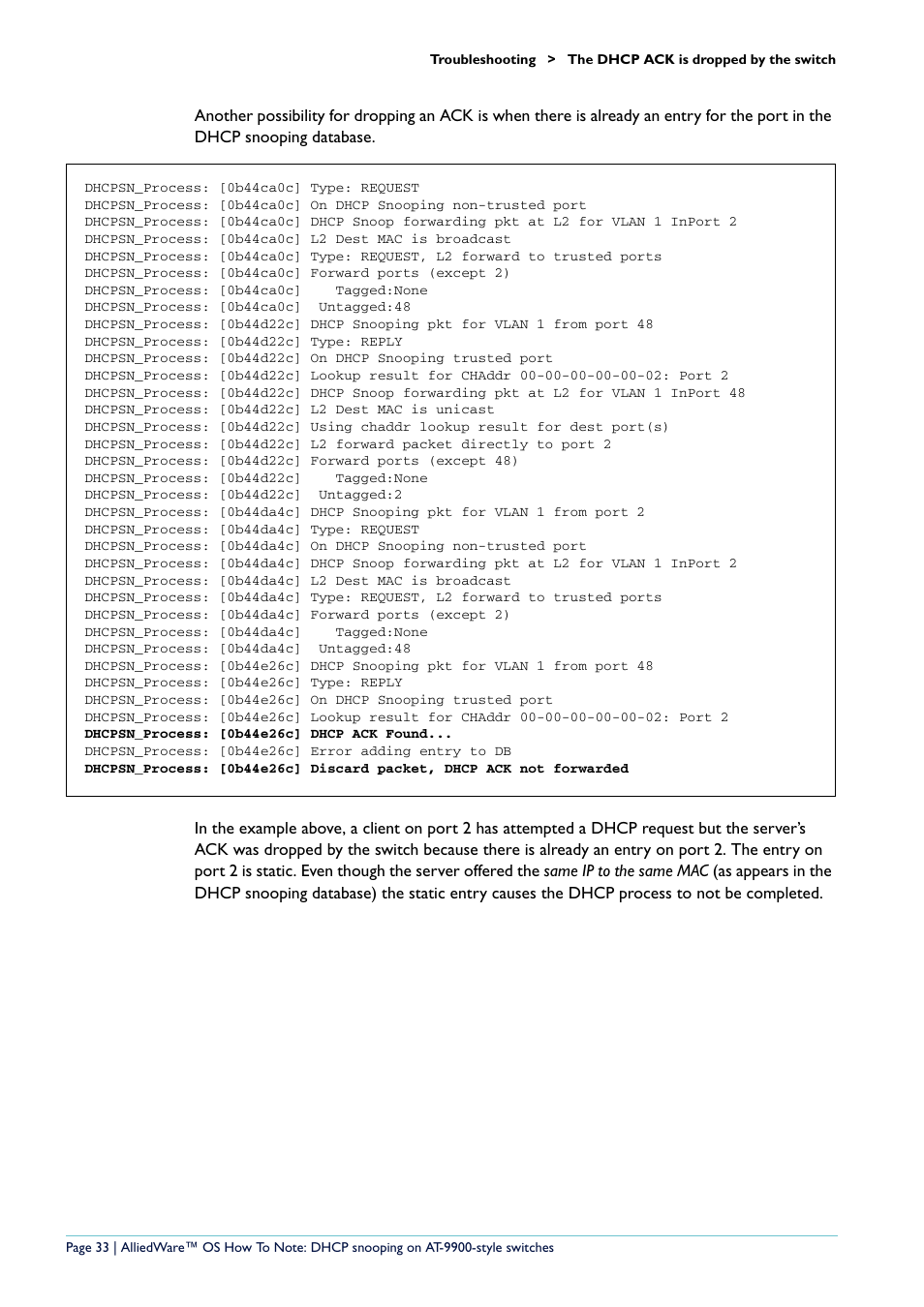 Allied Telesis x900-48 series User Manual | Page 33 / 38