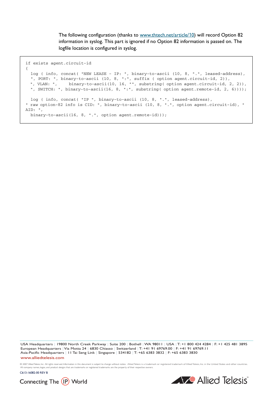 Allied Telesis x900-48 series User Manual | Page 38 / 38