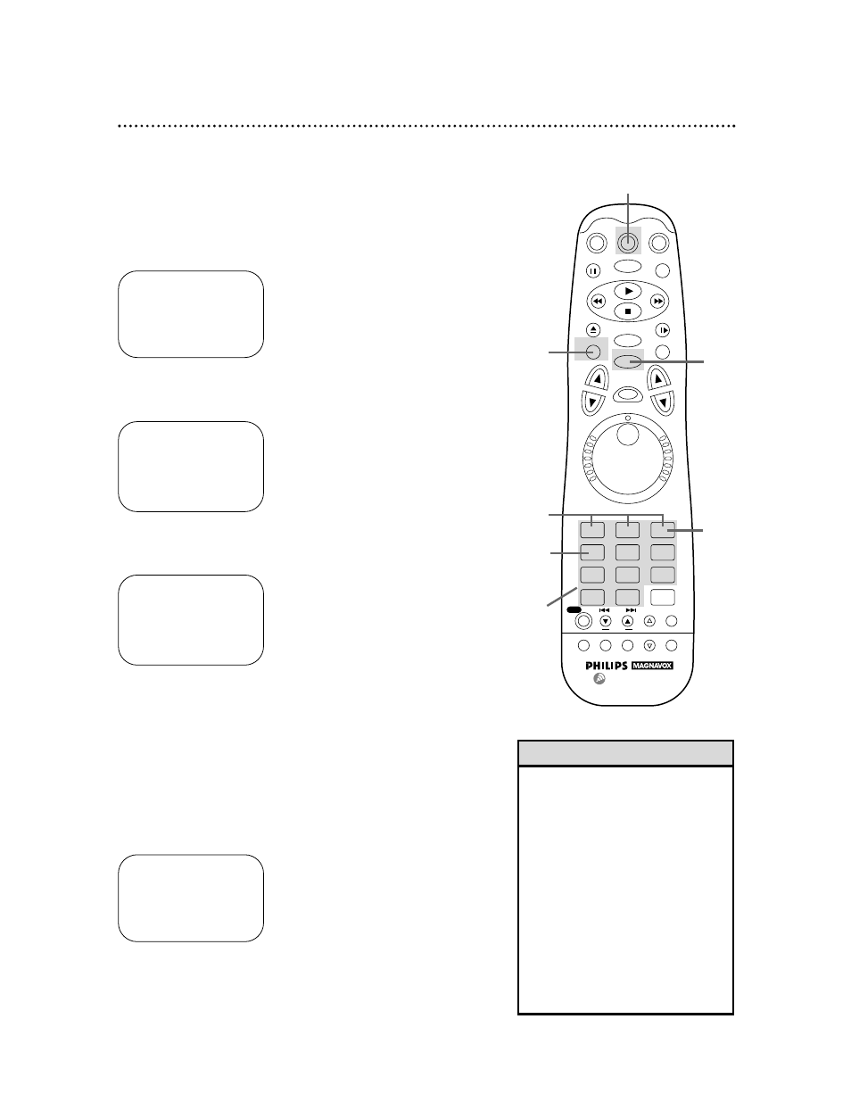 Automatic channel programming (cont’d) 13 | Philips VRX463AT99 User Manual | Page 13 / 64