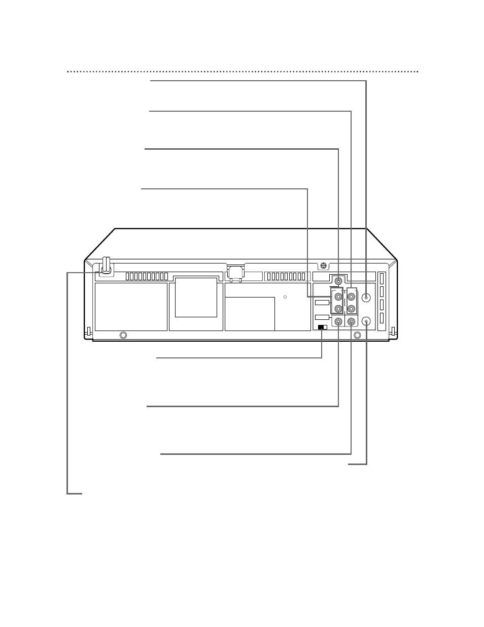 Rear panel 25 | Philips VRX463AT99 User Manual | Page 25 / 64