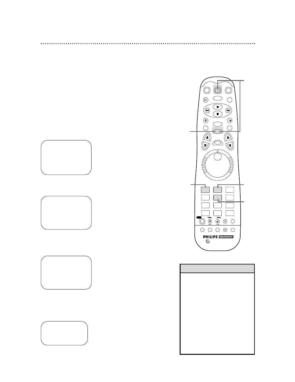 Setting the controller to operate a cable box 43, Instructions continue on page 44 | Philips VRX463AT99 User Manual | Page 43 / 64